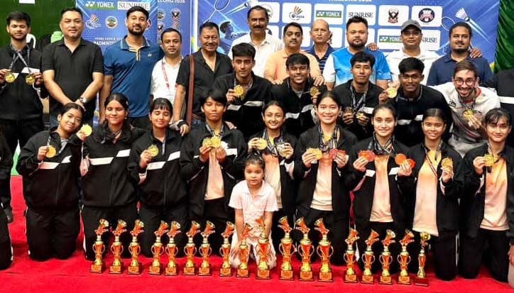 Assam finish with 9 gold in NE Badminton