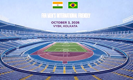 India to host Brazil in Kolkata friendly